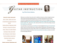 Tablet Screenshot of guitar-instruction-video.com